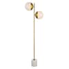 Living District Eclipse 2-Light Floor Lamp LD6114BR